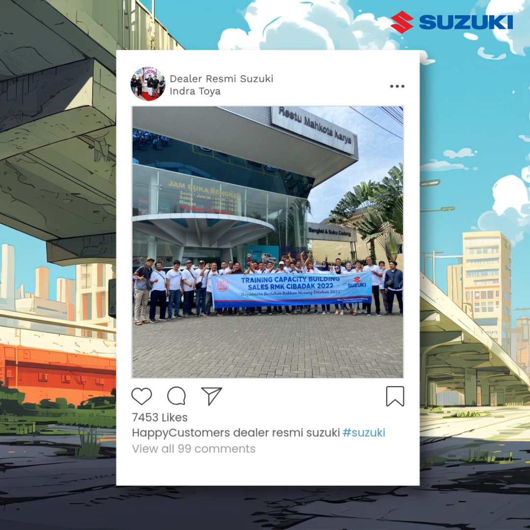 Happy Customer Indra Toya Suzuki